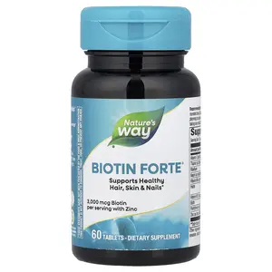 Nature's Way Biotin Forte® with Zinc, 60 Tablets