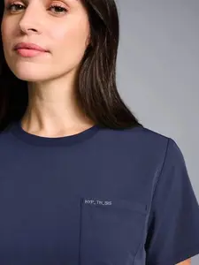 Hypothesis Women's Base Crew-Neck Tuck-In Scrub Top