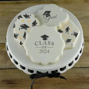 Graduation Day Cookie Stencil Bundle 3-Pack | Grad Party Stencils for Cookies, Cupcakes, Cards, Paper, Fabric | Celebration for Class of 2026