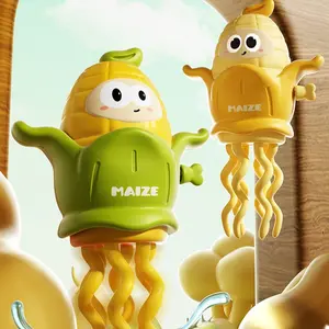 Dancing Dual-Color Corn Spring Toy, Baby Simulation Animal Stress Relief Mechanical Crawling Running Toy, Fun Interactive Plaything