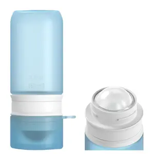 Empty Bottles, Sunscreen Application Container Cans, Refillable Ball Back Applicator Bottles, Suitable for Adults and Families As A Portable Sunscreen Lotion for Summer and Vacations, Must-have Items for Beaches and Vacations.