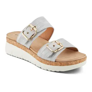 Patrizia by Spr ing Step Slide Sandals - Velve tte