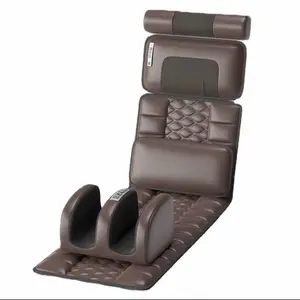 Full Body Massage Mat with Heat Foldable Back Massager for Neck Shoulders Waist & Legs Relaxing Massage Pad Best Gift for Birthday Holidays