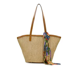 Patricia Nash Marconia Tote with Scarf - Burnished Woven