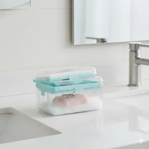 Hands-Free Foaming Soap Dispenser, Non-Slip Mold-Proof Soap Holder with Removable Drip Tray. Portable Travel Foam Soap Saver, Wall-Mounted Automatic Sensor Liquid Soap Dispenser for Bathroom, Antibacterial Detachable Roller Soap Box.