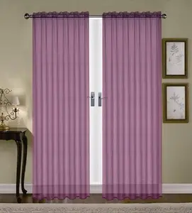 Editex 88PANEL6303 63 in. Monique Voile Panel in Purple