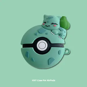 3D Cartoon Pokemon Case Airpods 3rd Generation Airpods Pro 1st / 2nd Generation Protective Case Apple Wireless Headphones Silicone Soft Case with Keychain