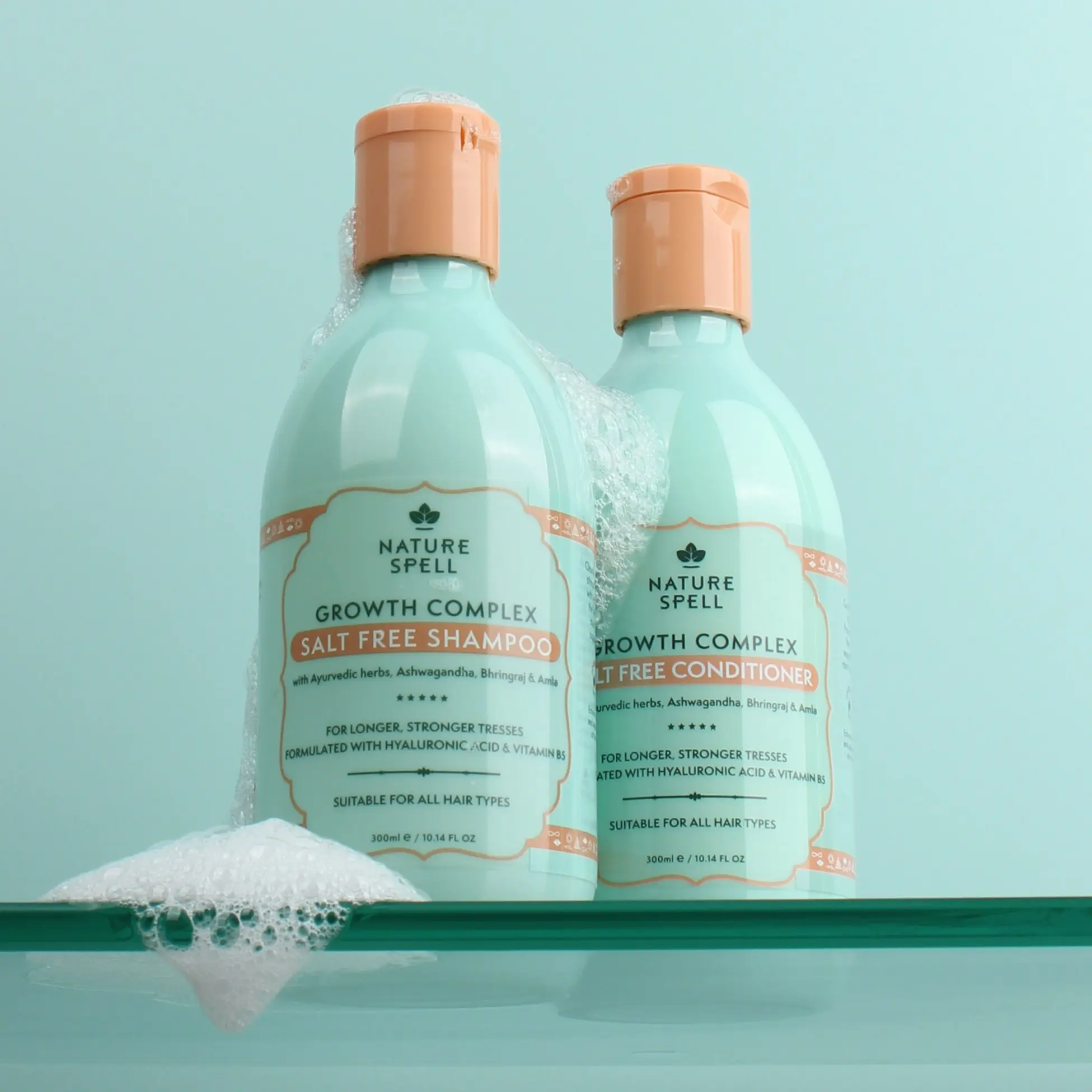 Nature Spell Growth Complex Duo - Hair Growth Shampoo & Conditioner 300ml x 2 Nature Spell Growth Complex Duo - Hair Growth Shampoo & Conditioner 300ml x 2
