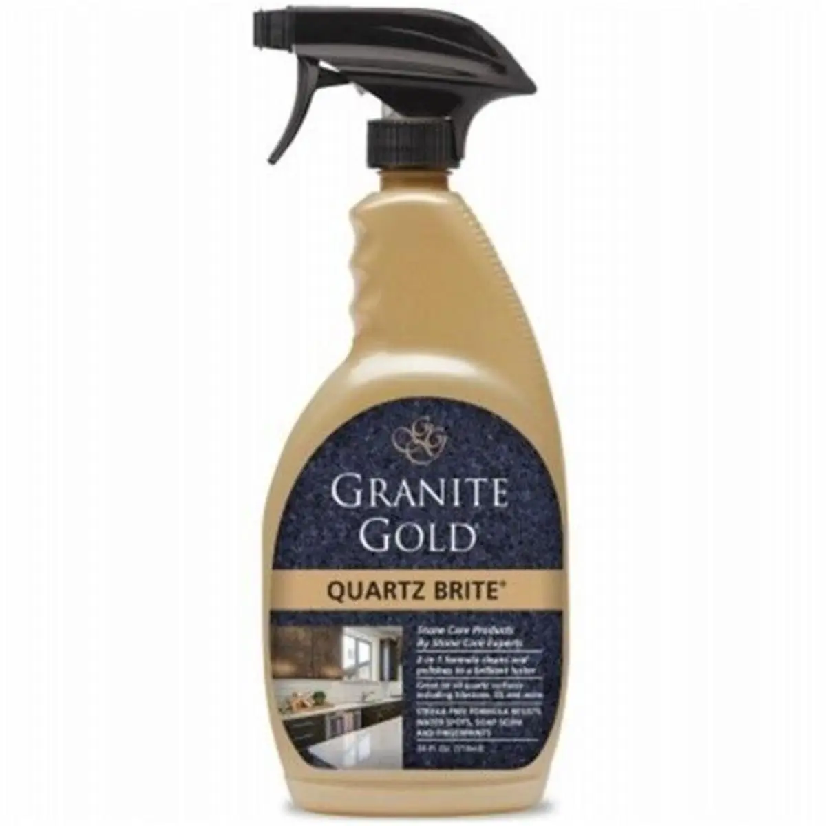 212 MAIN Household No-Scent Liquid Quartz Cleaner, 24oz Container, Pack of 6 (Granite Gold 1025263)