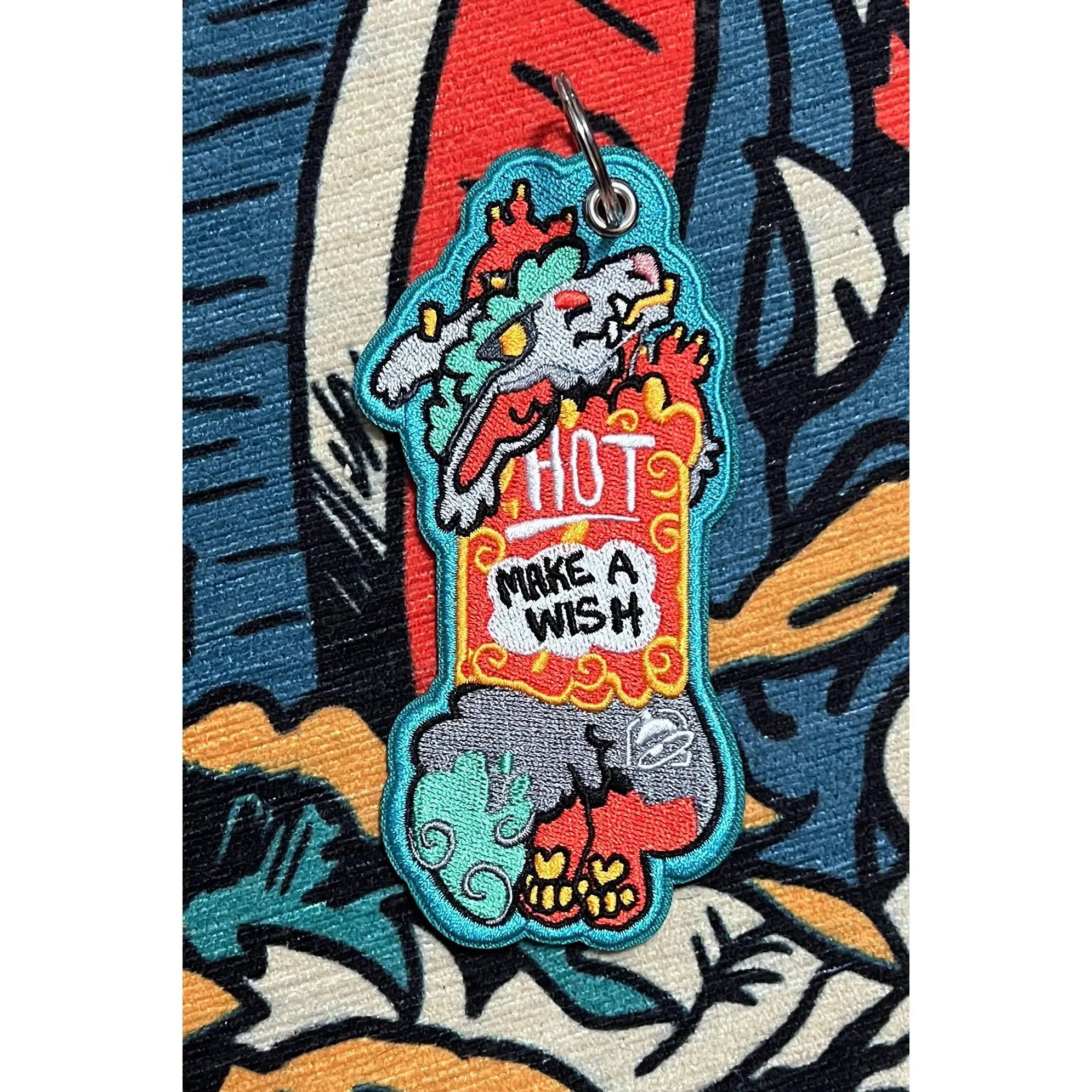 Hot Sauce Keychain