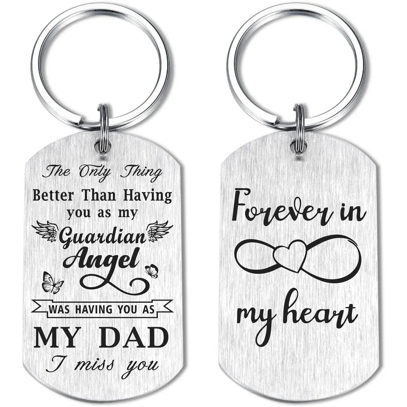 Memorial Gifts for Men Women, Sympathy Gift Keychain, In Memory of Loved Ones Keepsake Ornaments