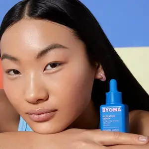 BYOMA Hydrating Serum with Squalane & Ceramides – Glowing, Dewy Skin Repair & Deep Moisture (1.01 fl oz)