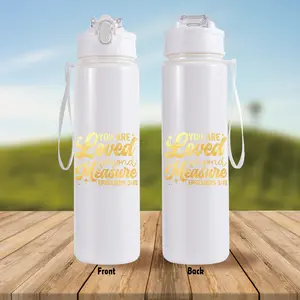 1pc/26oz/760ml/Sports Water Bottle With Straw For Gym Fitness Outdoor,You Are Loved Beyond Measure,EPHESIANS 3:19,The Perfect Birthday And Christmas Gift For Family And Friends,It Is The Perfect Choice For Outdoor Enthusiasts