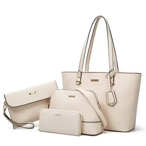 Women Fashion Handbags Wallet Tote Bag Shoulder Bag Top Handle Satchel Purse Set 4pcs, Purse Shoulder Bag, Bags For Women Purses tiktokshopspringglowup summerwins