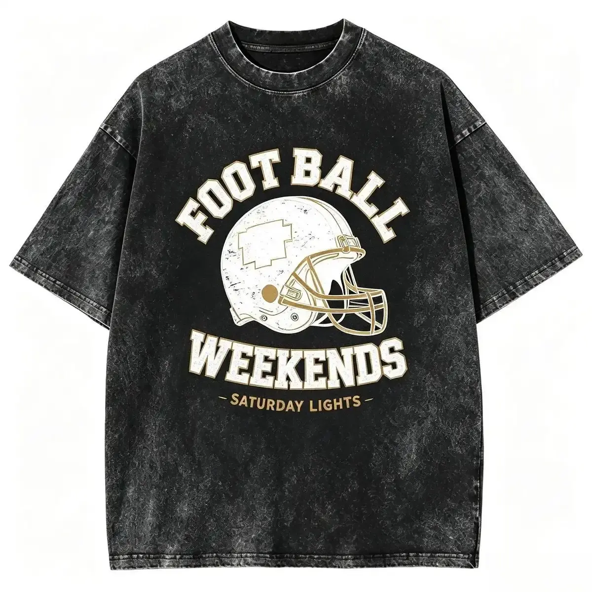 ? Saturday Lights Football| Weekends Vintage Washed T-Shirt