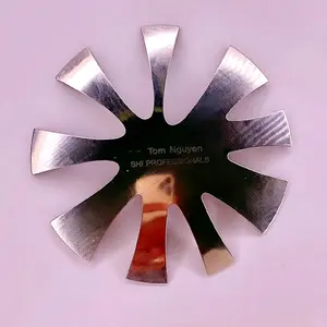SHi Deep C-Smile French Cutter - Stainless Steel Nail Tool for Manicure and Nail Care - Cutics - Arc Design for Convenience - 9 Sizes - 0.317 oz - Professional Manicure Tool