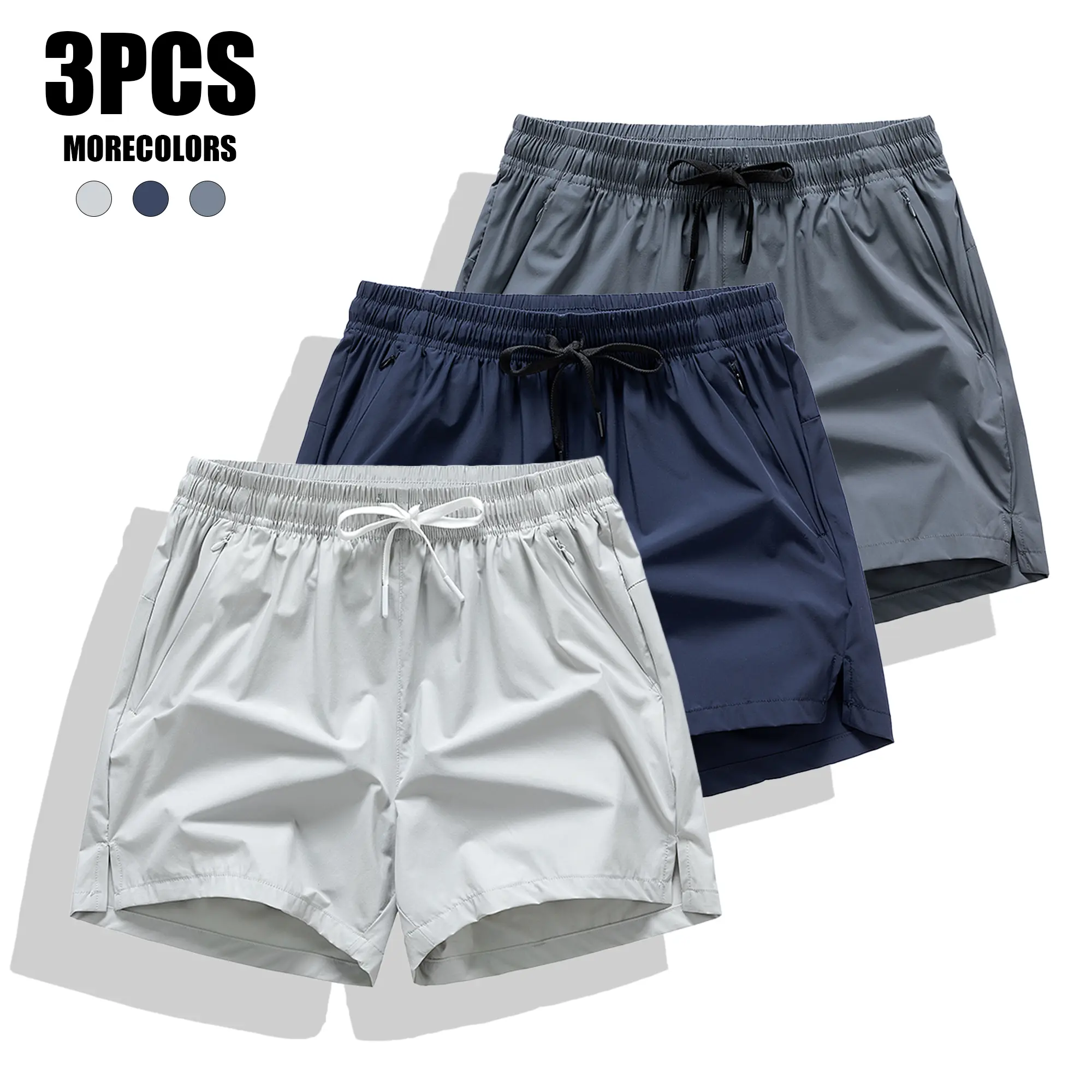 Off-white + dark blue + dark gray