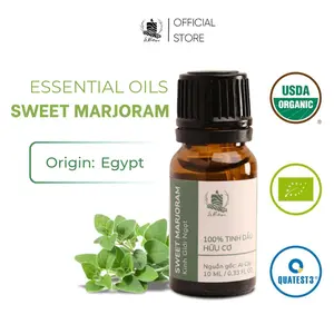 Organic Sweet Marjoram Essential Oil - 100% Pure Natural - Egypt Origin - Calm & Relaxation - Le Rustique