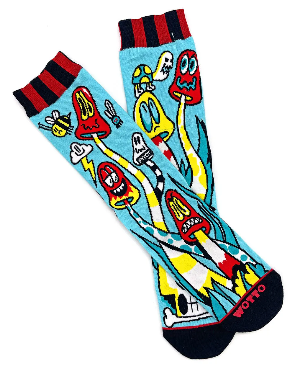 Get A Shroom Socks (w/ Hidden Pocket)