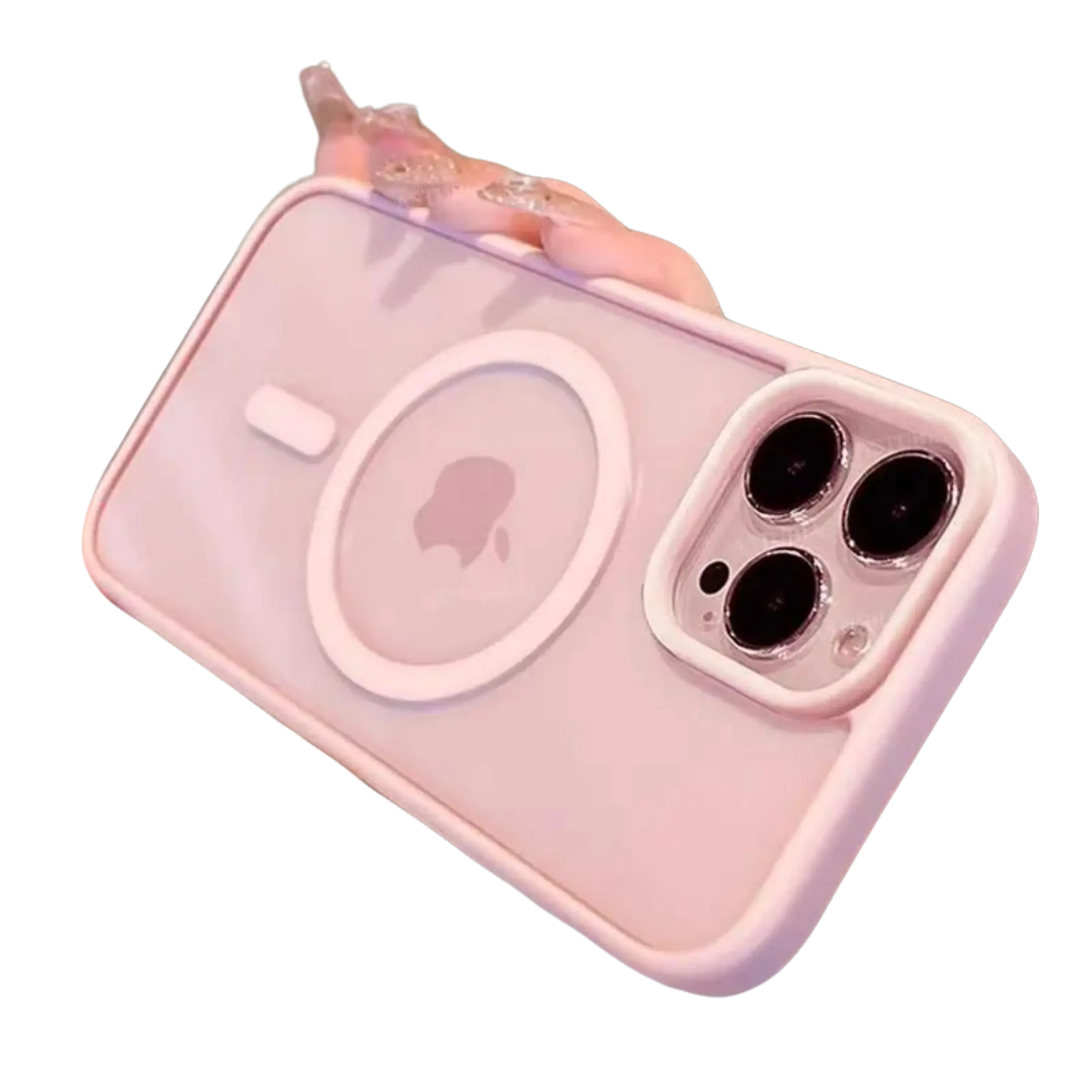 New Acrylic Magnetic Clear Case For iPhone17/ 16 15 14 13 12 11 Pro X XS Max 16 Plus Magsafe Wireless Charge Girls Pink Hard Back Cover phone case For iphone 13 iphone 16 case