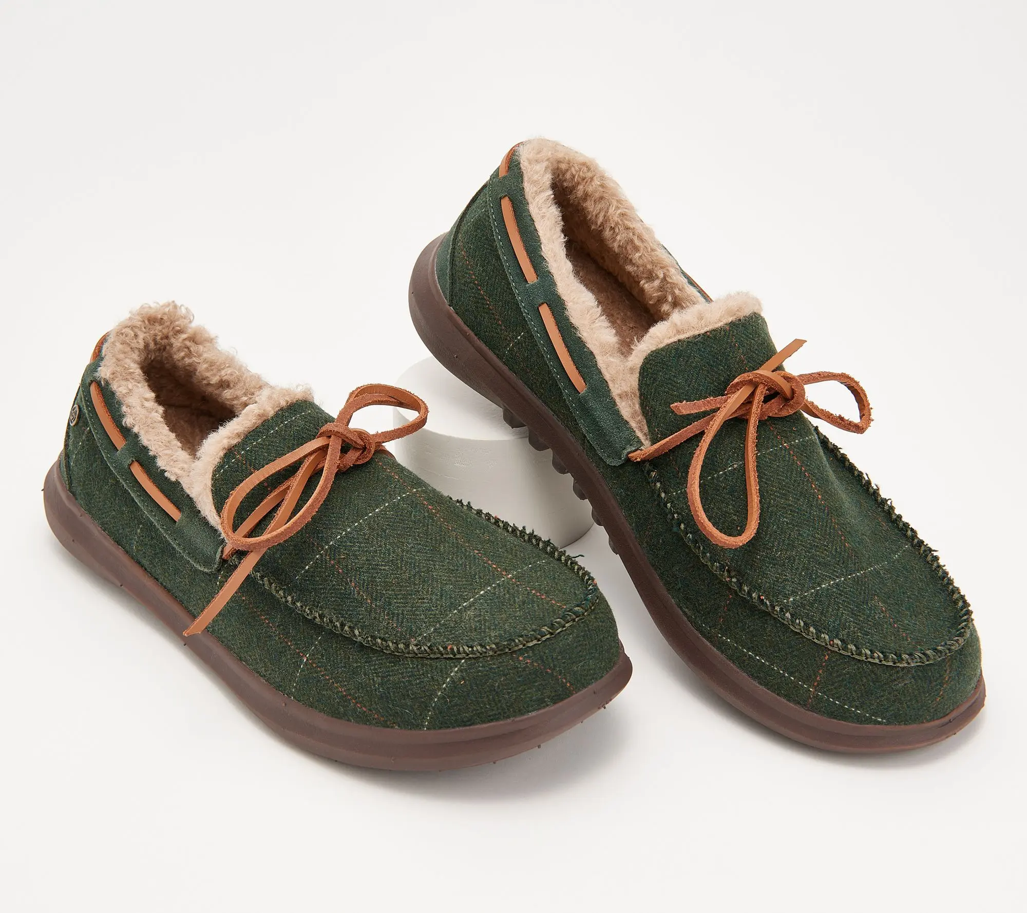 Spenco Orthotic Men's Tweed Slippers - Birch Spenco Orthotic Men's Tweed Slippers - Birch