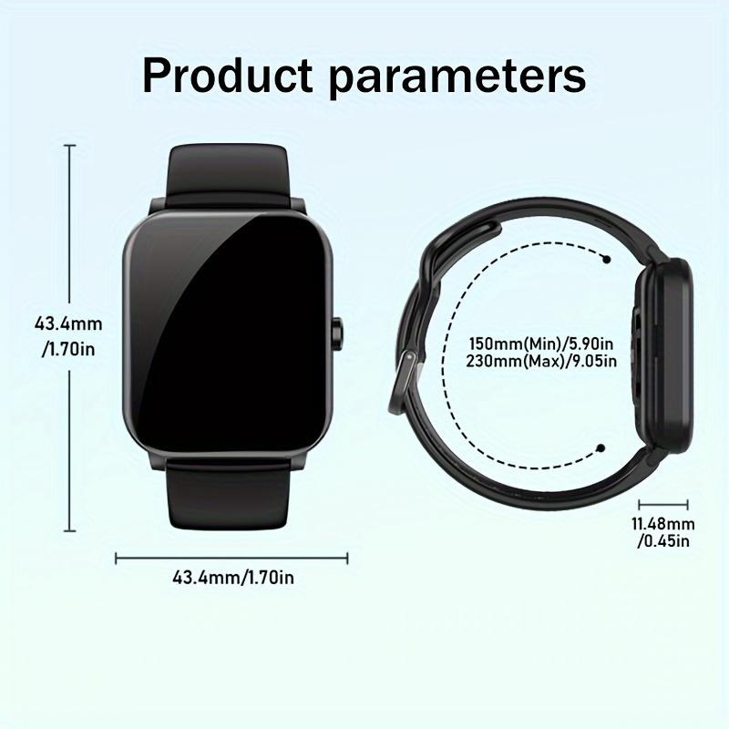 1.85"Large-screen Smartwatch,Compatible WithAndroid/iPhone, Featuring High-definition Voice Calls,Multiple Sports Modes, Suitable For Sleep Monitoring,Daily Wear,With A Variety Of Interfaces ToChoose From.Back-to-school gifts,valentines gift for boyfriend