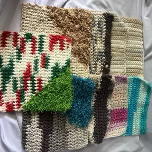 Handmade Crochet Small Dish Rags