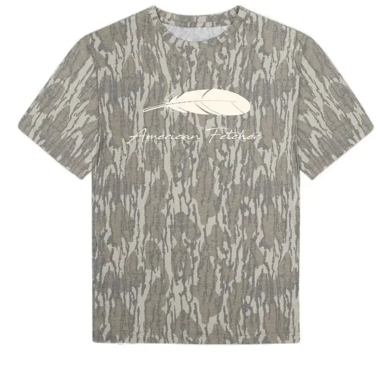 Feather Print Women s Short-Sleeve Polyester T-Shirts - Vibrant All-Over Print Round Neck Tops