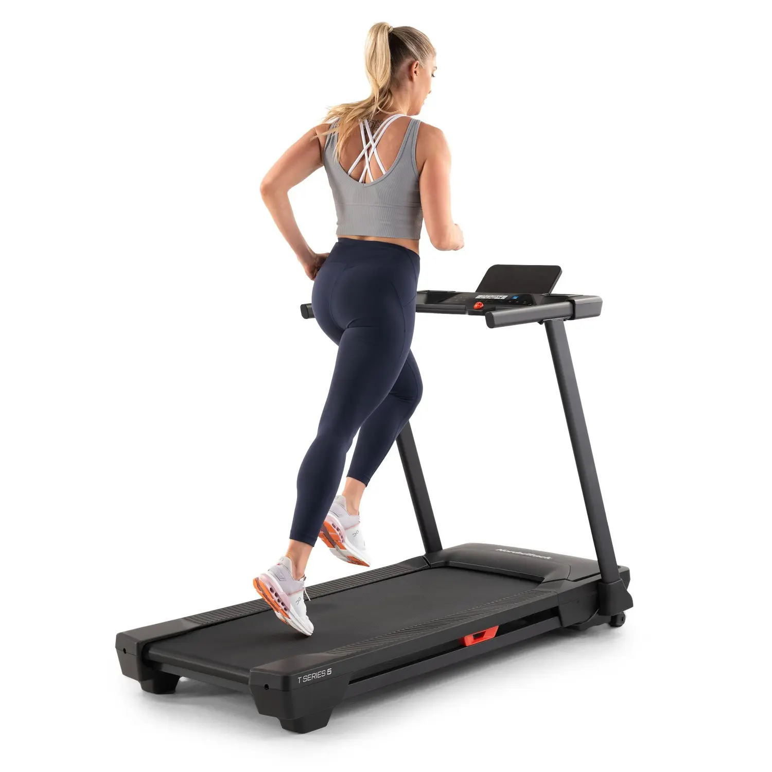 NordicTrack T Series 5, Portable Folding Treadmill - 10% Incline, 0-10 MPH, SpaceSaver Design