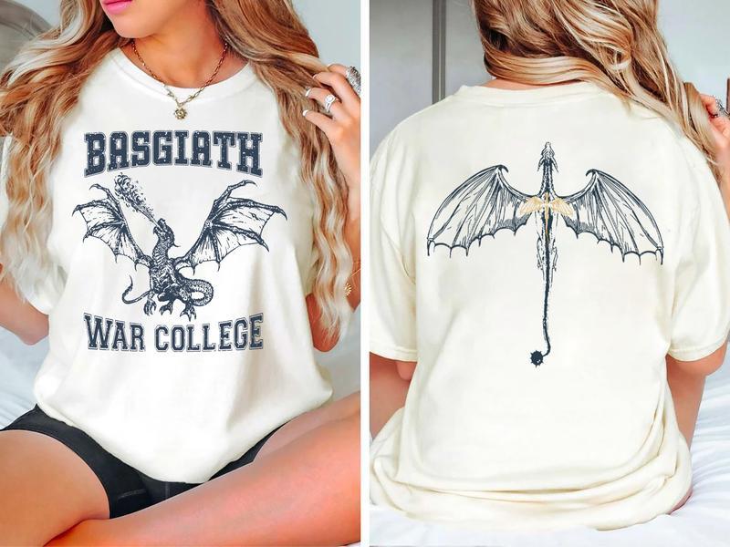 Fourth Wing Tairn And Andarna Sweatshirt, Onyx Storm Tee, Xaden Fourth Wing Hoodie, Fourth Wing Merch, Iron Flame Sweatshirt, Bookish Shirt Sweatshirt, Hoodie, Comfort Colors