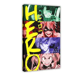 Anime My Hero Academia Deku XXIX Canvas Poster Wall Art for Home Bedroom Office Dorm Room Decor