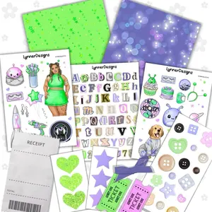 Junk Journal Kit | Intergalactic | Decorative Junk Journaling Decor | Scrap Pack | Scrapbooking | DIY | Ephemera Kit | Junk Journal Supplies