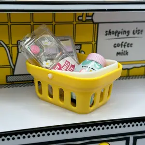 3D Printed Miniature Shopping Basket for Miniverse or Dollhouse || Miniverse-scale; 1:6 scale