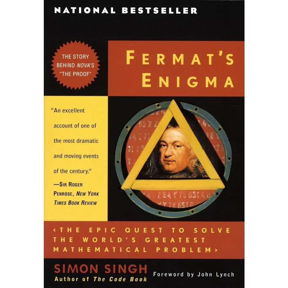 Used Soft Cover Book - Fermat's Enigma: The Epic Quest to Solve the World's Greatest Mathematical Problem by Simon Singh (English) - Mathematics History, Story Behind Fermat's Last Theorem, Based on Documentary Film, Novels