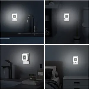 Night Light, Night Lights Plug into Wall 4-Pack, Plug in Night Light, Dusk to Dawn Nightlight Led Night Lights for Bedroom, Bathroom, Hallway Warm White Home Lighting
