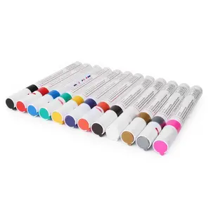 Waterproof oil-based tire tread marker, waterproof and fade-resistant graffiti paint marker for cars, motorcycles, and bicycles, industrial-grade high-adhesion permanent ink marker.