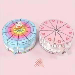 Triangle Cake-Shaped Birthday Party Gift Box, Cute Wedding Candy Table Decoration, 10 Pieces/pack, Perfect for Parties and Weddings, Unique Birthday Gifts
