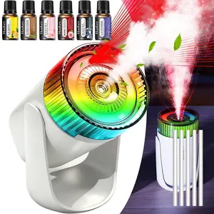 Mini Humidifier 300ML with LED Starry Sky Light USB Ultrasonic Cool Mist Humidifier Quiet 2 Mist Modes for Bedroom Office, mothersdaygift#Summervibes