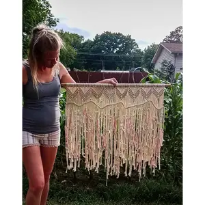 Large Macrame Wall Hanging, The Knotting Macrame Wall Hanging