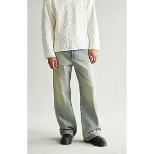 Pacsun Men's Blake Extreme Baggy Jeans Light Blue Tinted