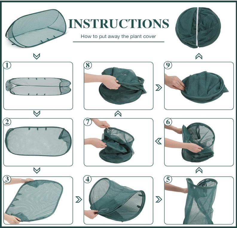 Garden bird netting for vegetables, potted plants, anti-insect protective net, cage mesh, mosquito net for farm planting
