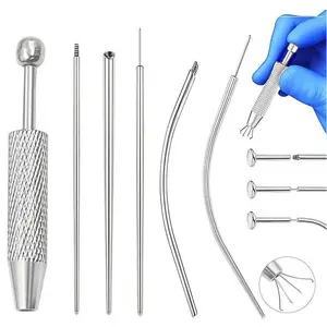 piercing Jewelry Changer Kit with Bead Gripper - 16G/18G/20G Easy Grip Taper for Nose Rings, Ear & Lip Studs