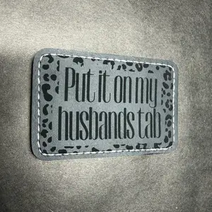 Put it on my husbands tab Black Velcro Patch