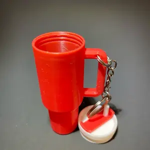 Keychain chapstick holder