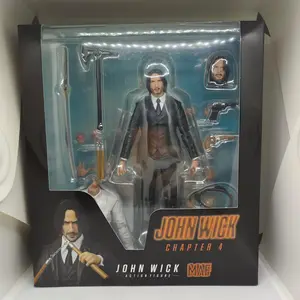 John Wick Action Figure John Wick Chapter 4 Figure Mafex 212 Ko Statue Collection Custom Model Doll Birthday Gift