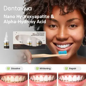 Nano Hydroxyapatite & Alpha-Hydroxy Acid Ampoule Toothpaste – Advanced Enamel Repair & Gentle Whitening, 5X More Effective Remineralization, pH Balancing, Cavity Prevention