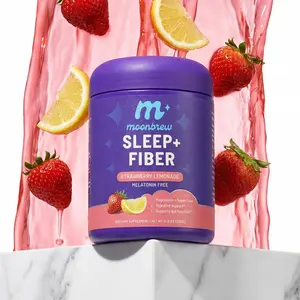 MoonBrew Sleep + Fiber Strawberry Lemonade MagnesiREM (9g of Dietary Fiber)
