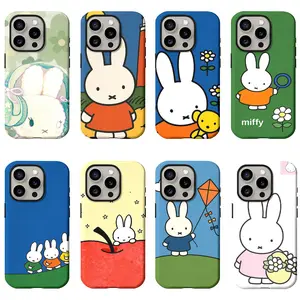 Miffy Phone Case | Cute Bunny Rabbit Cartoon Art Cover For iPhone 11/12/13/14/15/16/17 Pro/Pro Max/Plus & Samsung S23/S24/S25/S26 Ultra