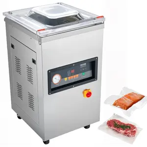 summervibes Chamber Vacuum Sealer, 900W Sealing Power, Compact Packing Machine with 15.7-in Sealing Length for Wet Foods, Meats, Suitable for Home Kitchen Use