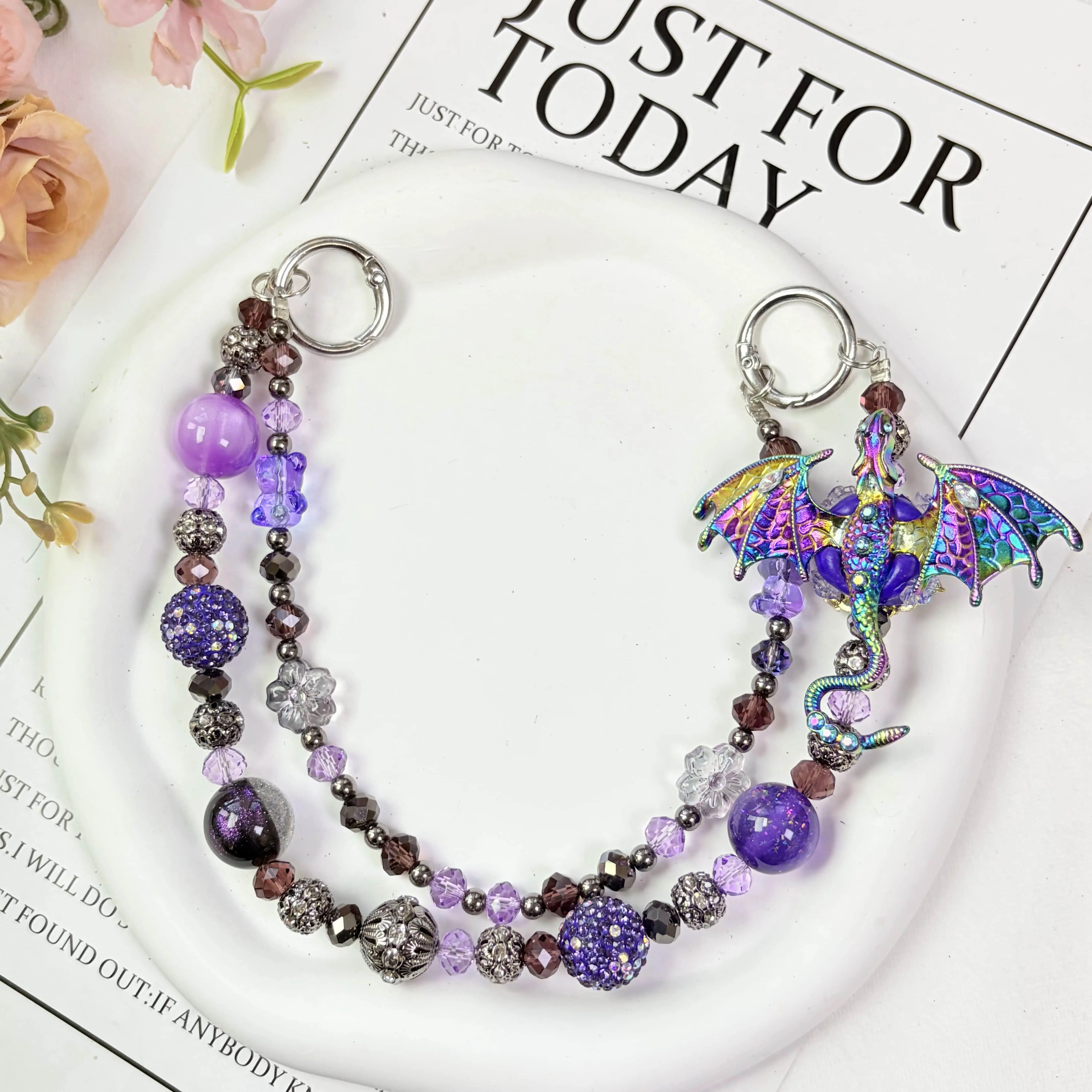 Dragon Bag Accessories,Delicate Handbag Pendant Accessory for Women, Detachable Bag Charm,Pretty Holiday Gift,Ideal Birthday Gift for Girls & Women,Summervibes